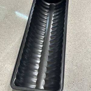 Kaiser German Bakeware 12-Inch Half Round Loaf Pan, Almond Cake Pan